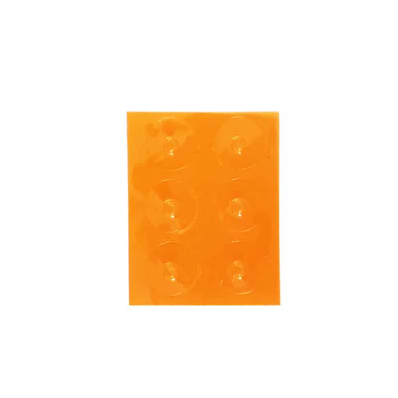 Locator Dots - Translucent Orange (6 pack)