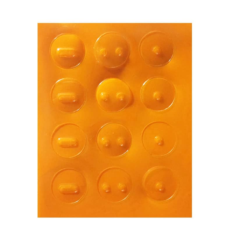 Locator Dots & Dashes - Transparent Orange (12 Pack)