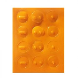 Locator Dots & Dashes - Transparent Orange (12 Pack)