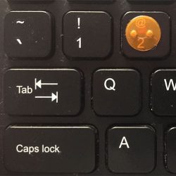 Loc Dot - 6 Pack - Orange - Keyboard Display